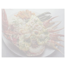 Delicious Fisherman's plate for food lovers Customized Letterhead
