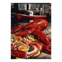Delicious Fresh Atlantic lobster dinner on the fis Announcement