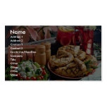 Delicious Fried chicken, fruit punch Business Cards
