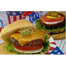 Delicious Hamburger Photo Sculpture