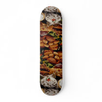 Delicious Holiday cookies and breads Skate Board