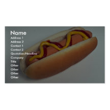 Delicious Hot dog Business Card