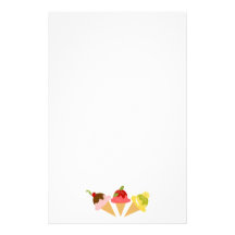 Delicious Ice Cream Stationery
