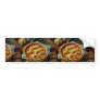 Delicious Peach pie, vanilla ice cream Bumper Sticker