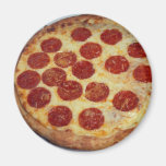 Delicious Pepperoni pizza Fridge Magnet