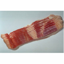 Delicious Raw bacon Photo Cutout