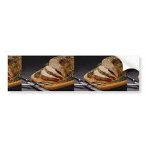 Delicious Sliced pork roast Bumper Stickers