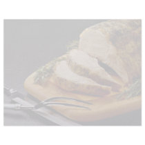 Delicious Sliced pork roast Personalized Letterhead