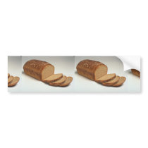 Delicious Sliced wheat bread Bumper Stickers
