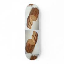 Delicious Sliced wheat bread Skateboard Decks