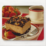 Delicious Strawberries and cake Mouse Pad
