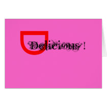 Delicious ! The MUSEUM Zazzle Gifts Greeting Card