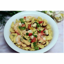 Delicious Tortellini salad Cut Out
