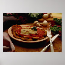Delicious Veal parmesan Print