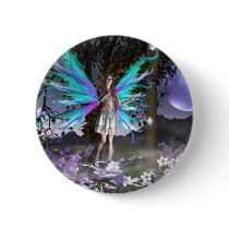 Delighted Pinback Button