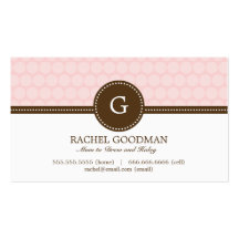 Delightful Dots Mommy Card / Personal Calling Card Business Card