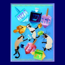 Delightful Dreidels Poster posters
