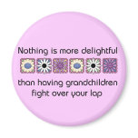 Delightful Grandchildren Refrigerator Magnet