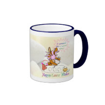 Delightful Happy Easter Wishes Coffee Mug