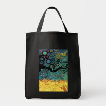 Delirium - Abstract Canvas Bags