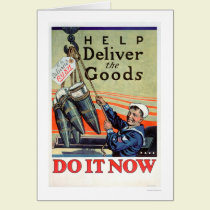 Deliver the Goods - Navy (US02293) cards