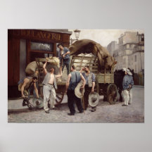 Delivering Flour, 1885 Print