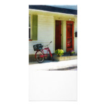 Delivery Bicycle by Two Red Doors Customized Photo Card