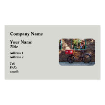 Delivery Bicycle Greenwich Village Business Card Template