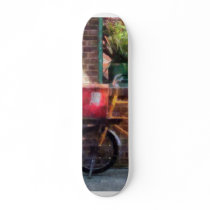 Delivery Bicycle Greenwich Village Skateboard