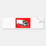 delivery moving truck van lorry bumper sticker