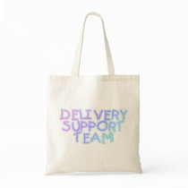 Delivery Support Team (Pastel) Tote Bags