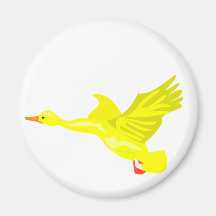 Delly Duck Fridge Magnet