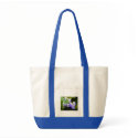 Delphinium Canvas Tote Bag