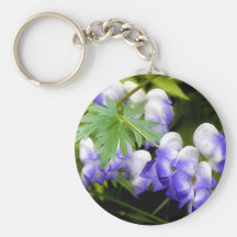 Delphinium Keychain