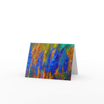 "Delphiniums" Blue Floral Greeting Cards