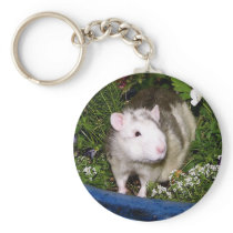 Delphiniums Key chain