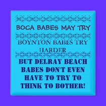 Delray Beach Florida Magnet magnets