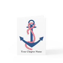 Delta Gamma Anchor Greeting Cards