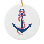 Delta Gamma Anchor Christmas Tree Ornament