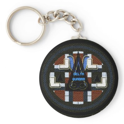 Delta Quadra Socionics-inspired keychain by Linandara