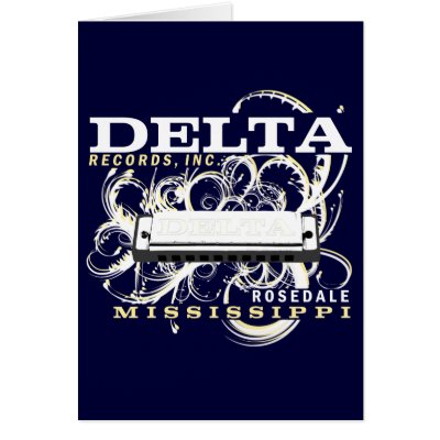 Delta Records Inc Greeting Cards by tshirtypoo