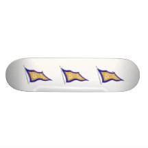 Delta Tau Delta Flag Skateboard Deck