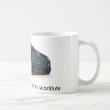 Deltic Mug 'accept no substitute'
