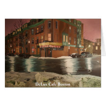 DeLux Cafe Boston Card