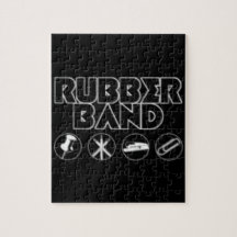 Deluxe Rubber Band Parody Logo Jigsaw Puzzles
