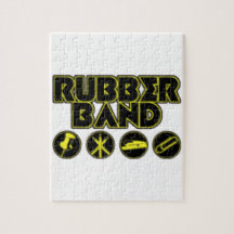 Deluxe Rubber Band Parody Logo Jigsaw Puzzles
