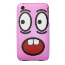 Deluxe Silly Smiley faces iPhone 3 Case