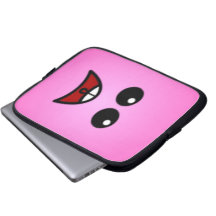 Deluxe Silly Smiley faces Laptop Computer Sleeves