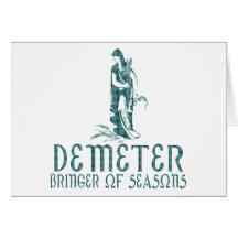 Demeter Greeting Cards