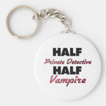 Demi de demi de vampire de détective privé porte-clefs